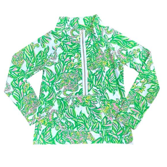 Lilly Pulitzer Skipper Pullover Top Seeing Pink Elephants Popover NWT Resortwear - Picture 10 of 10